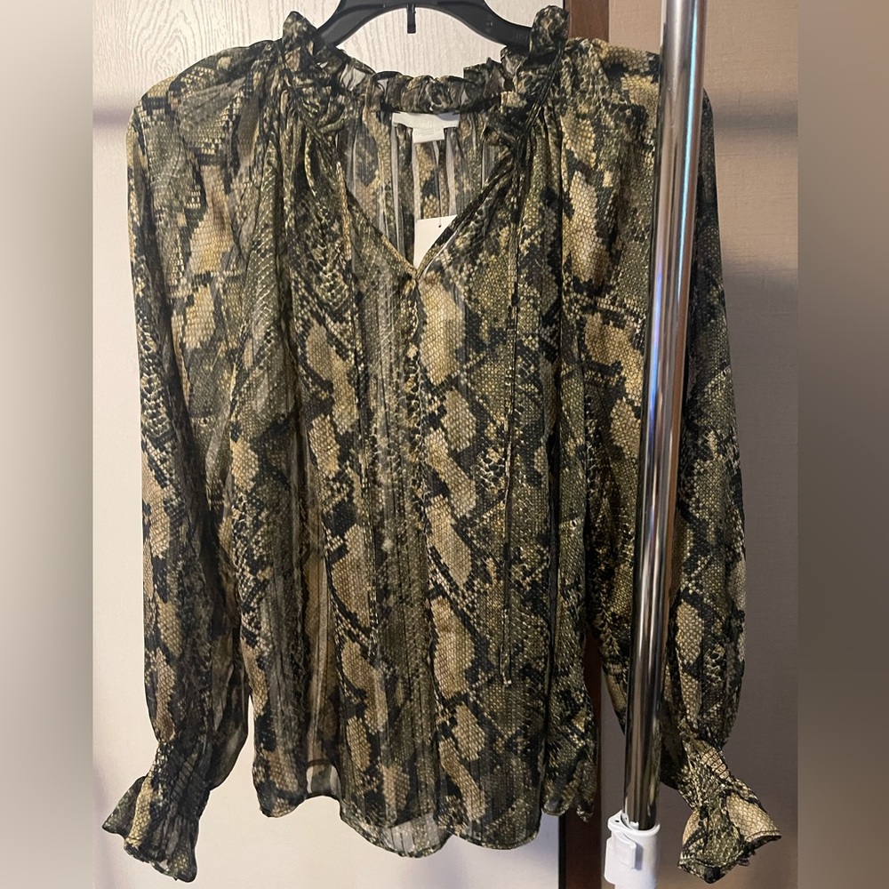 H&M SNAKE PRINT fits Size Large Women